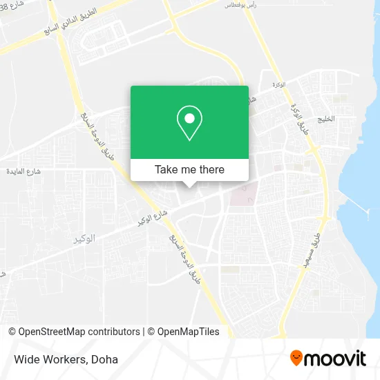 Wide Workers map