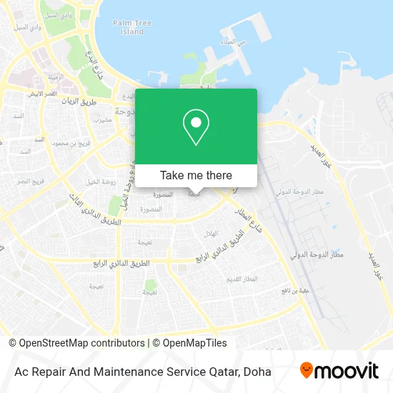 Ac Repair And Maintenance Service Qatar map