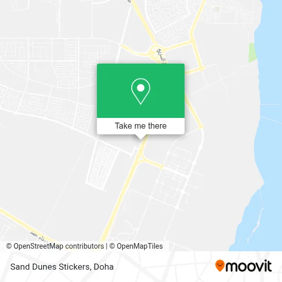 Sand Dunes Stickers map