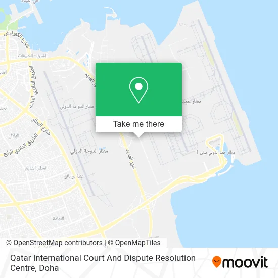 Qatar International Court And Dispute Resolution Centre map