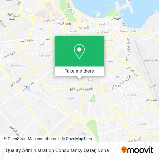 Quality Administration Consultancy Qatar map