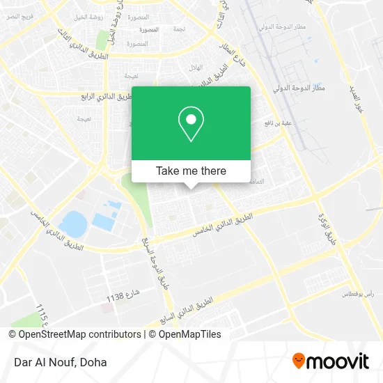 Dar Al Nouf map