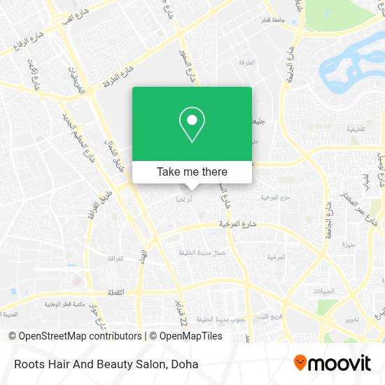 Roots Hair And Beauty Salon map