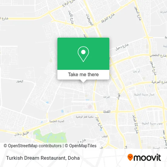 Turkish Dream Restaurant map