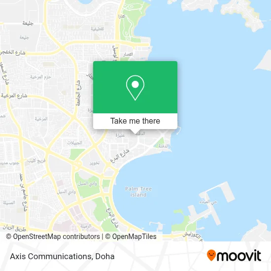 Axis Communications map