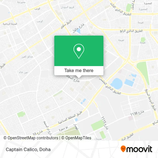 Captain Calico map