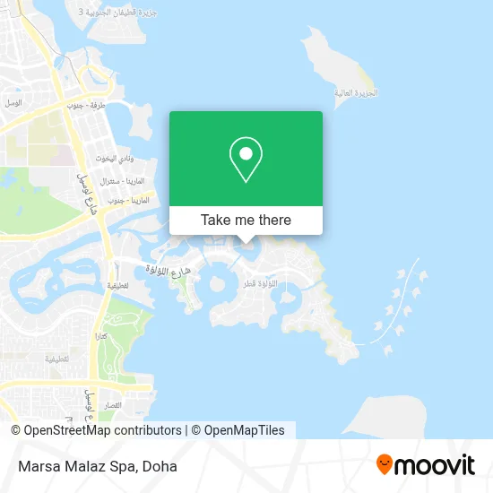 Marsa Malaz Spa map