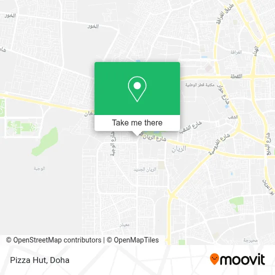 Pizza Hut map
