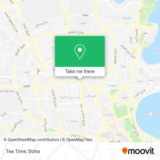 Tea Time map