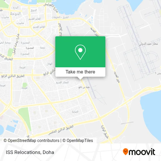 ISS Relocations map