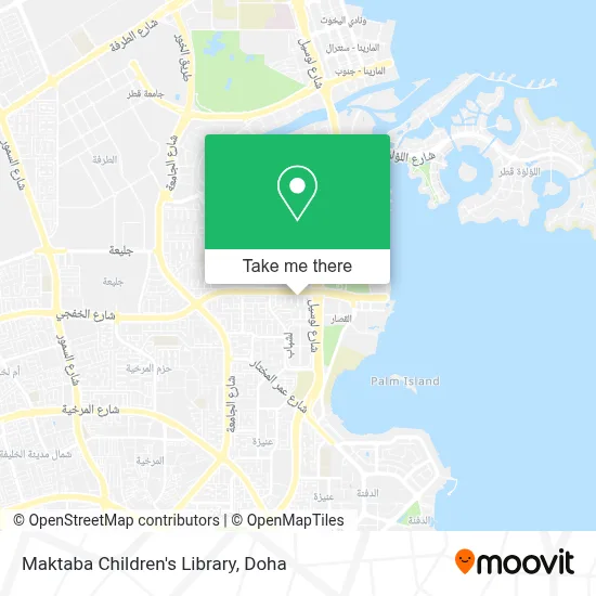 Maktaba Children's Library map
