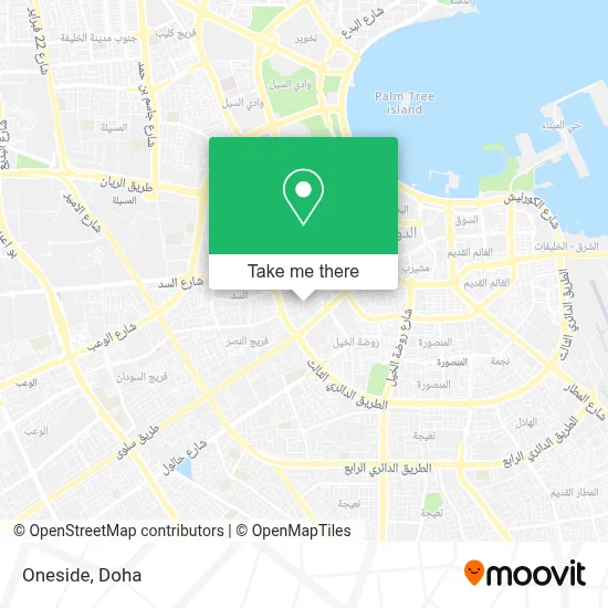 Oneside map