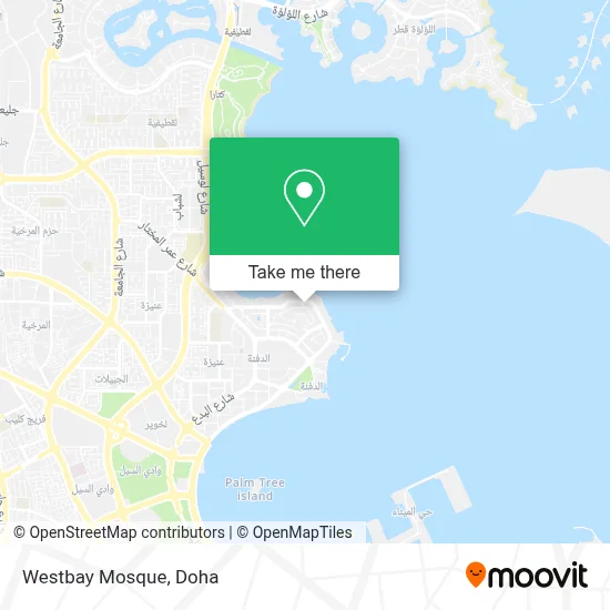 Westbay Mosque map