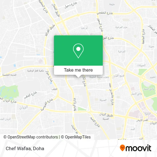 Chef Wafaa map