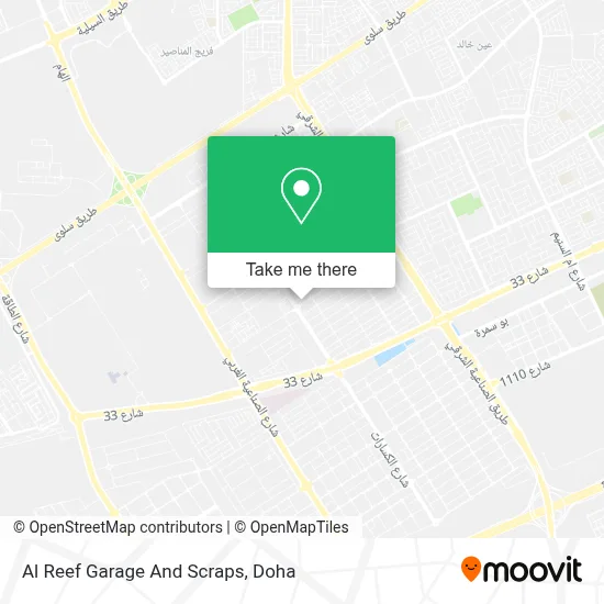 Al Reef Garage And Scraps map