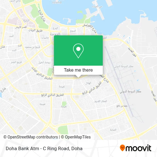 Doha Bank Atm - C Ring Road map