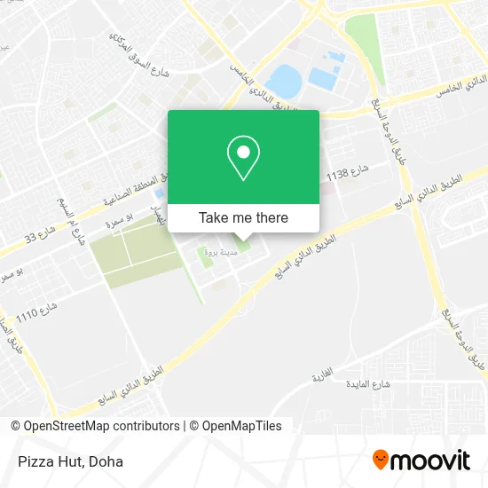 Pizza Hut map