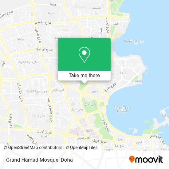 Grand Hamad Mosque map