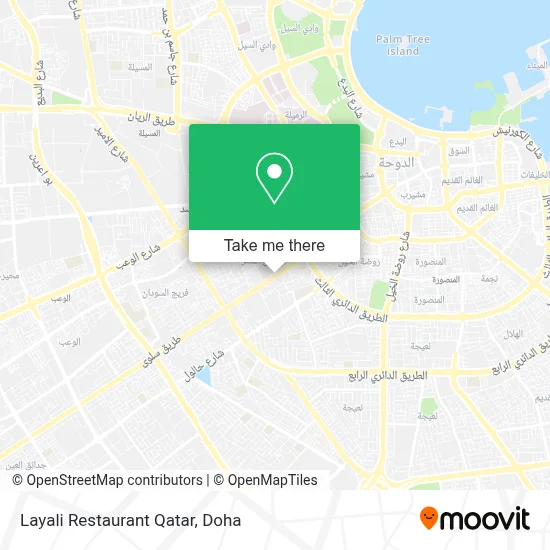 Layali Restaurant Qatar map