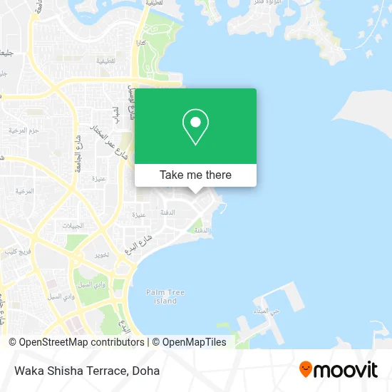 Waka Shisha Terrace map