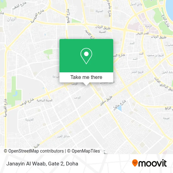 Janayin Al Waab, Gate 2 map
