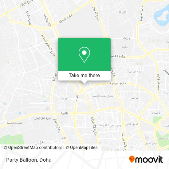 Party Balloon map