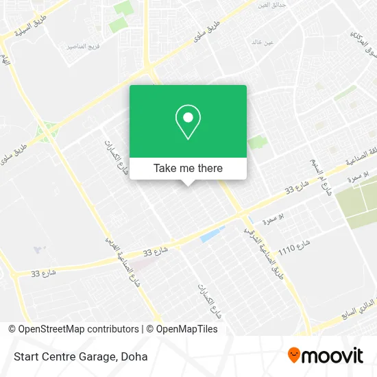 Start Centre Garage map