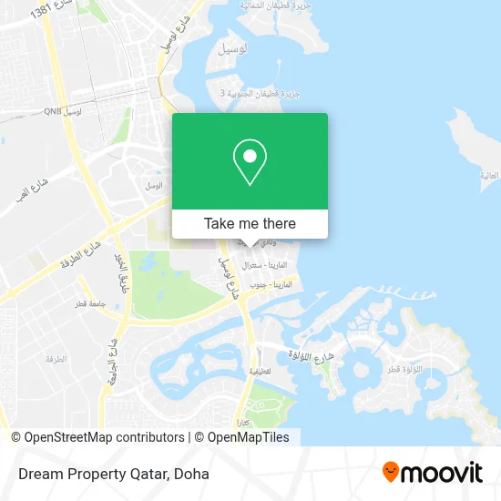 Dream Property Qatar map