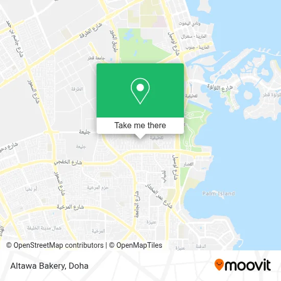 Altawa Bakery map