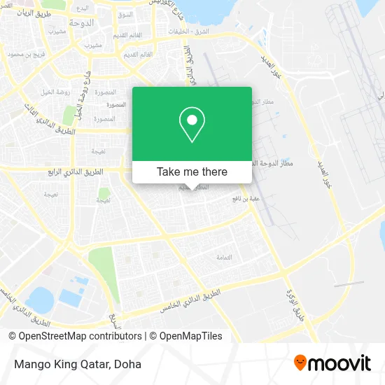 Mango King  Qatar map