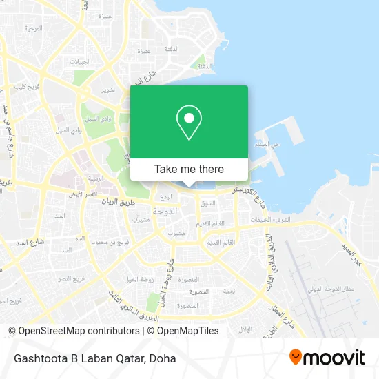 Gashtoota B Laban Qatar map