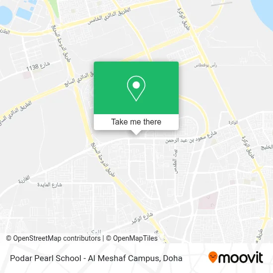 Podar Pearl School - Al Meshaf Campus map