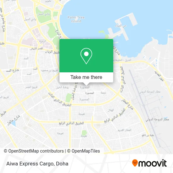 Aiwa Express Cargo map