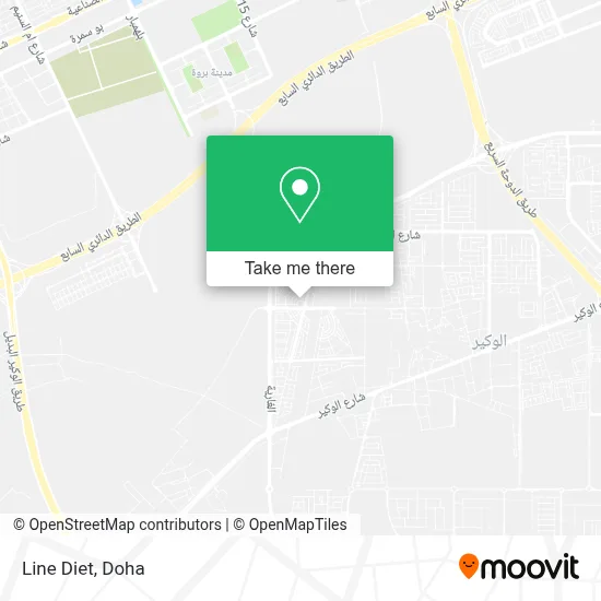 Line Diet map