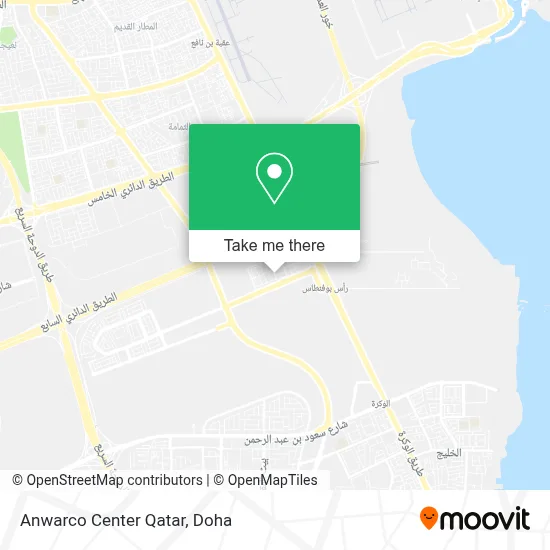 Anwarco Center Qatar map
