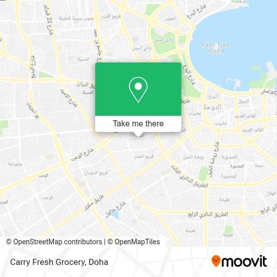 Carry Fresh Grocery map