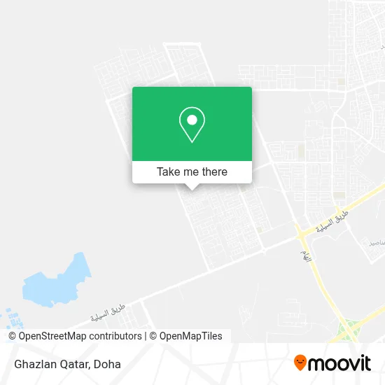 Ghazlan Qatar map