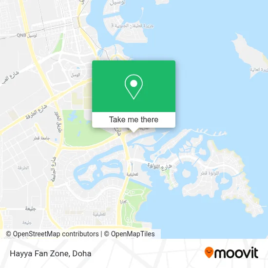Hayya Fan Zone map