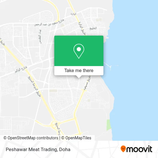 Peshawar Meat Trading map