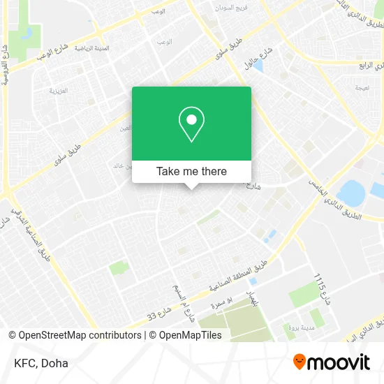 KFC map