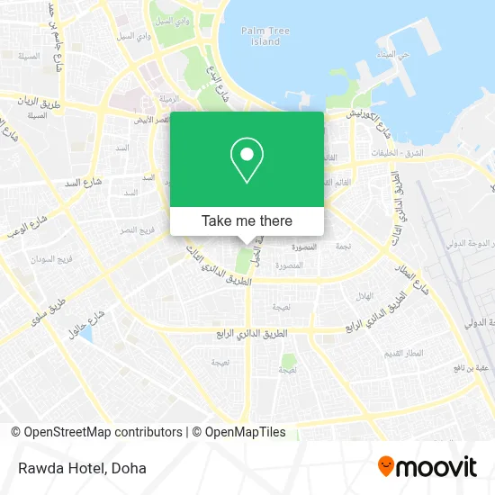 Rawda Hotel map