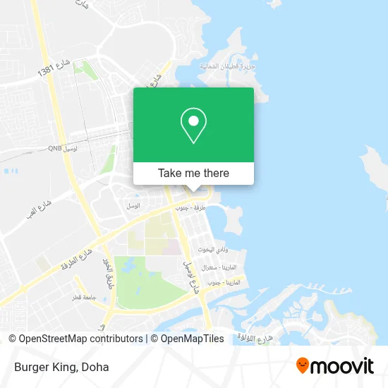 Burger King map