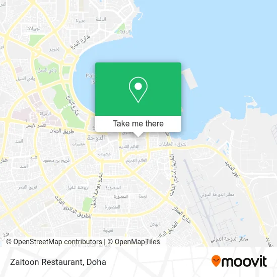 Zaitoon Restaurant map