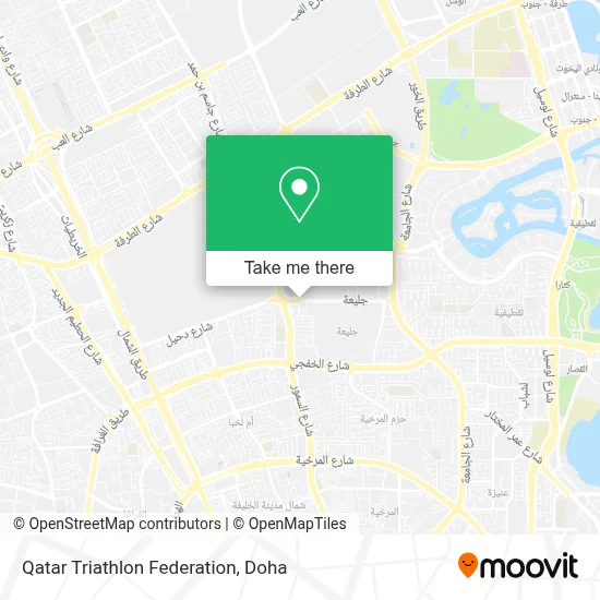 Qatar Triathlon Federation map