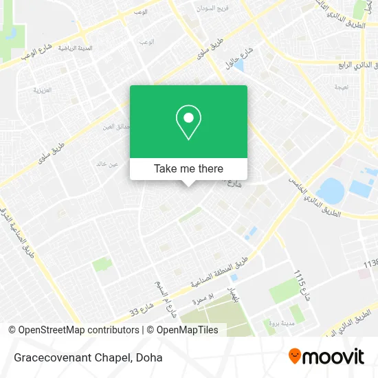 Gracecovenant Chapel map