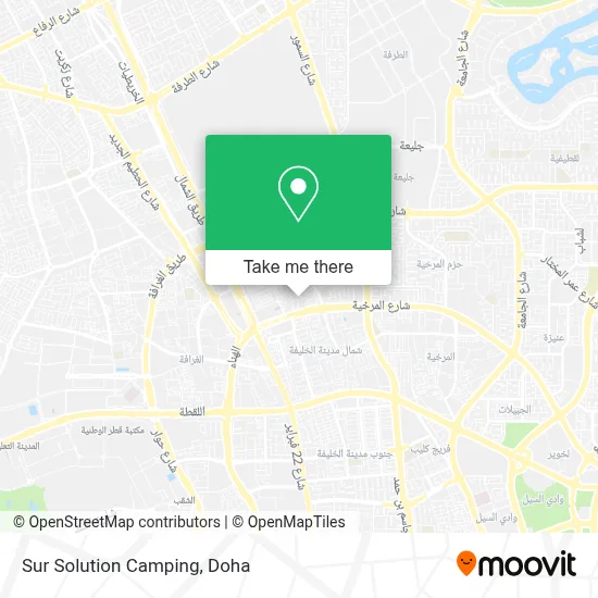 Sur Solution Camping map