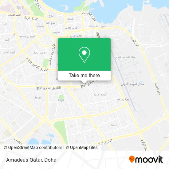 Amadeus Qatar map