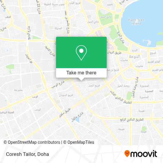 Coresh Tailor map