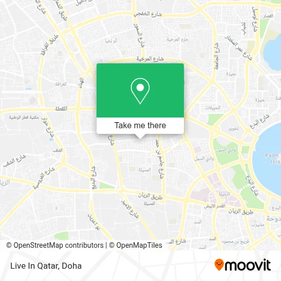 Live In Qatar map