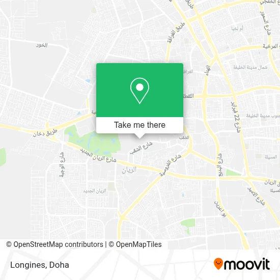 Longines map